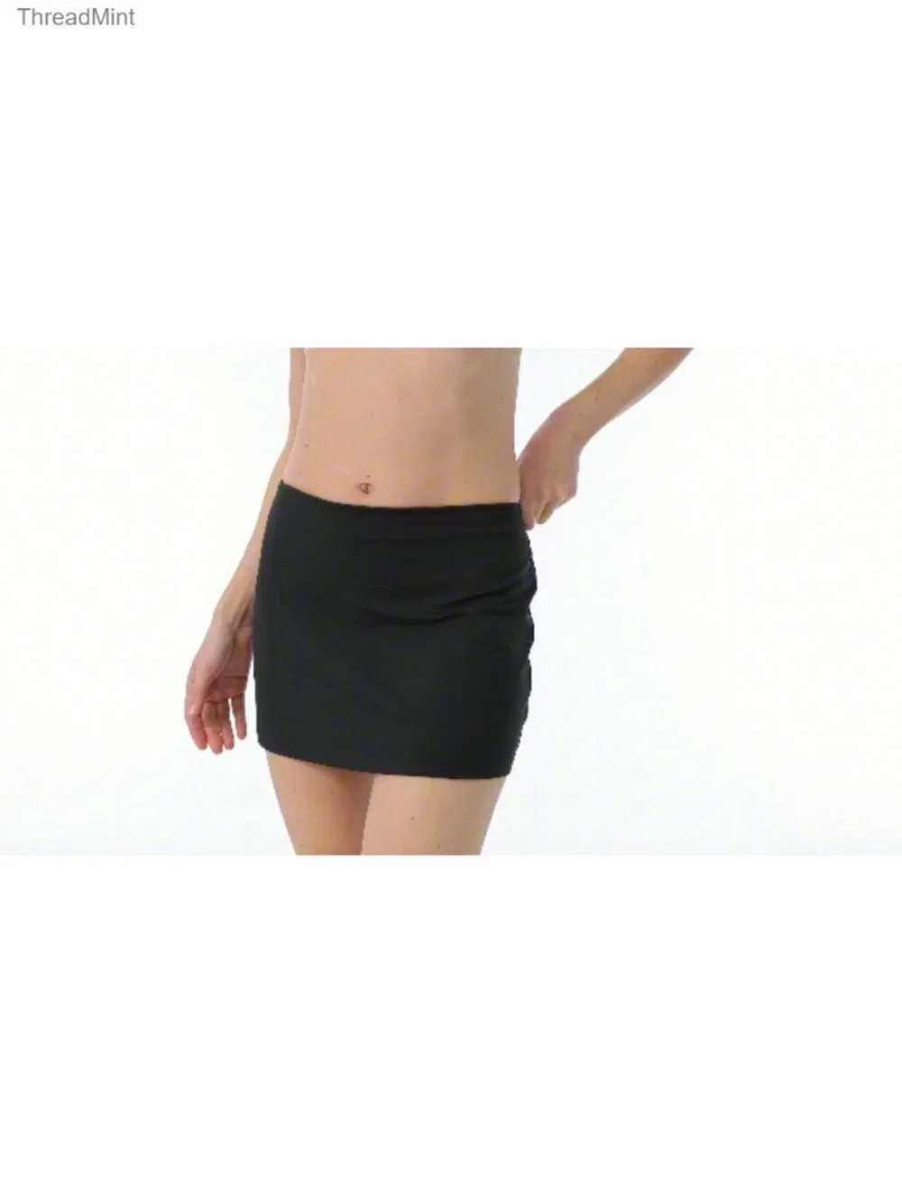 Women's Mini Skort with Pockets and Built-in Shorts A-Line